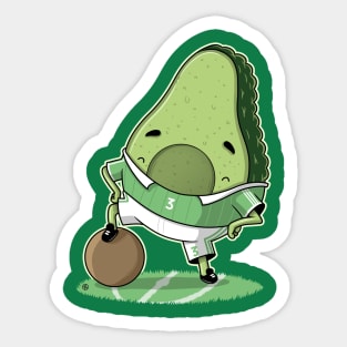 SOCCER AVOCADO Sticker